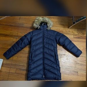 Long winter marmot coat